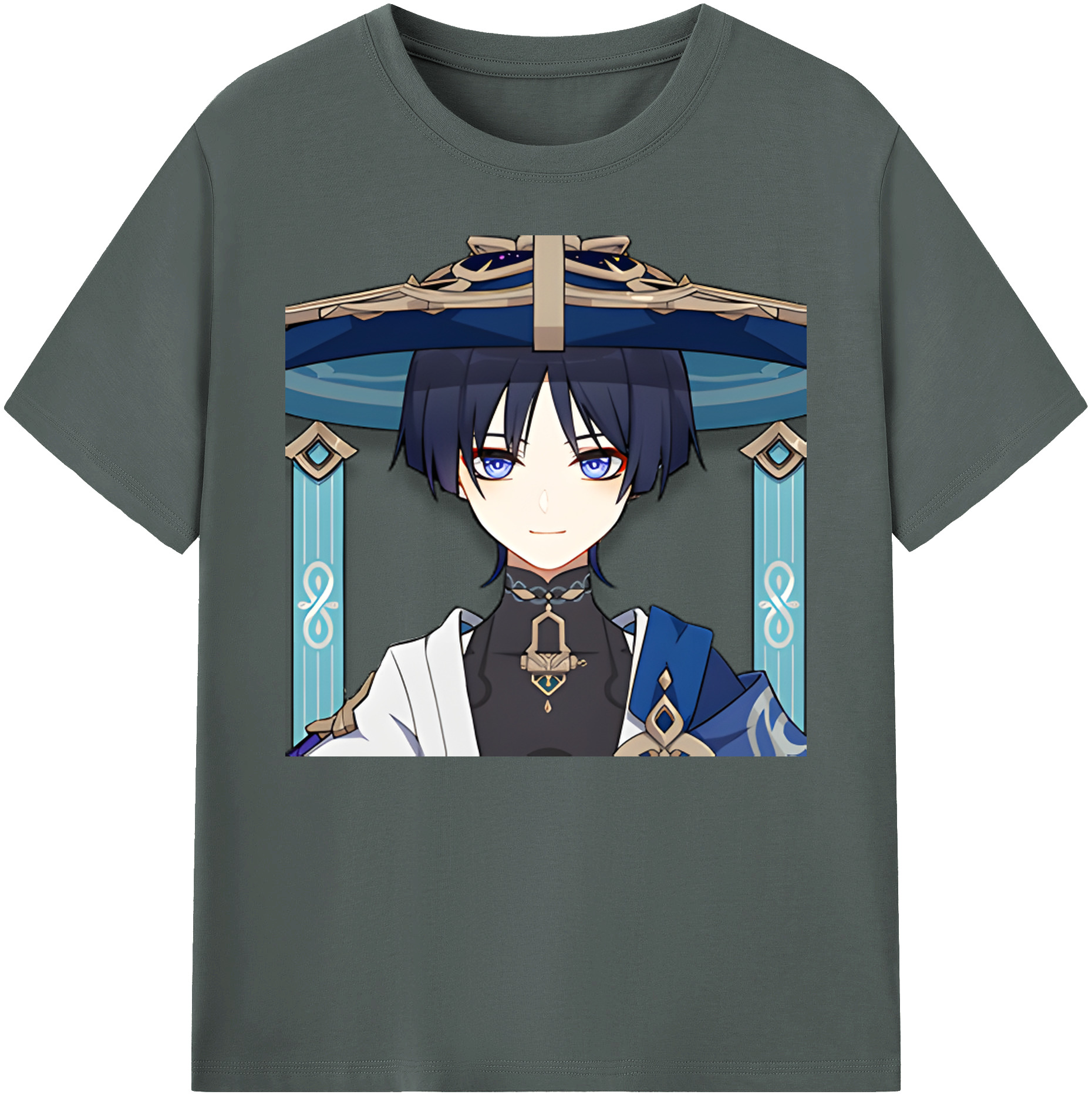 げんし神 さんペい genshin Sanpei 綿100％ メンズ半袖Tシャツ｜肌触りやわらか＆通気性